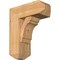 Ekena Millwork Olympic Craftsman Smooth Bracket w/ Offset Brace, Western Red Cedar, 7 1/2"W x 18"D x 22"H BKT0806X18X22OLY04SWR - alternate 1